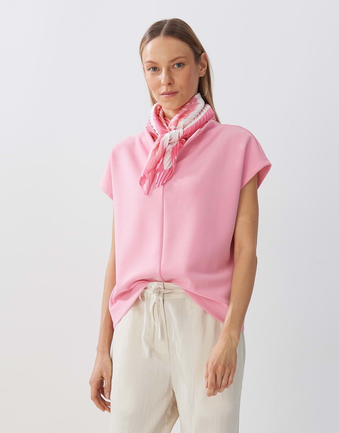 Someday Plooisjaal Bandela van satijn pink