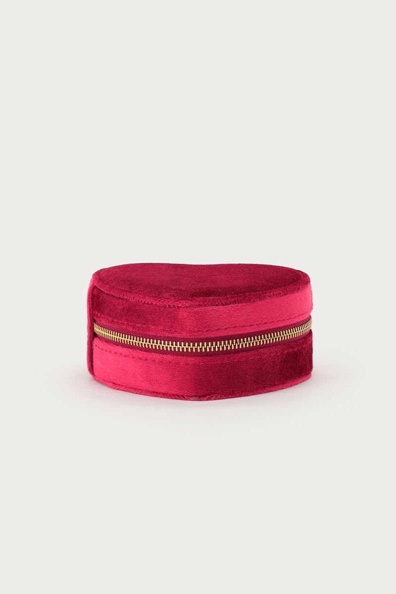 My Jewellery Jewellery organizer heart burgundy Rood