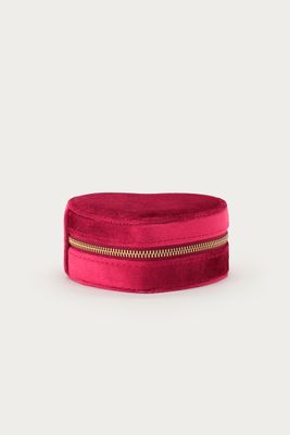 My Jewellery Jewellery organizer heart burgundy Rood