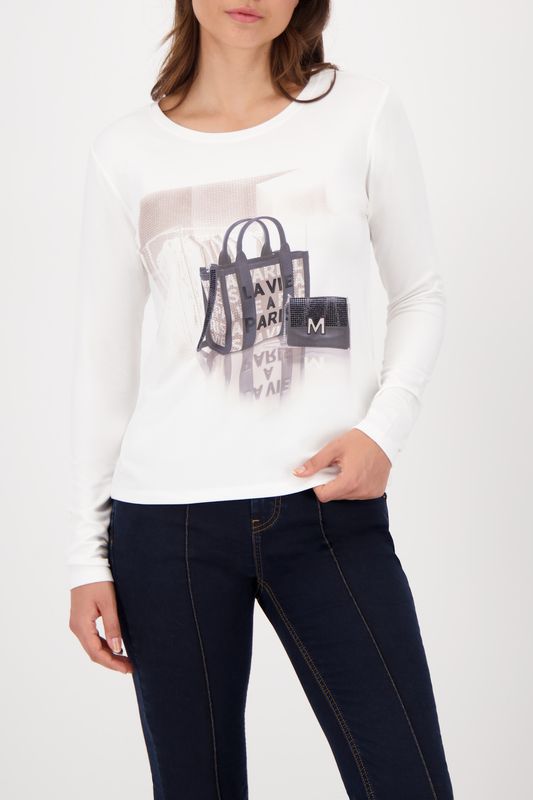 Monari Pullover off-white Ecru