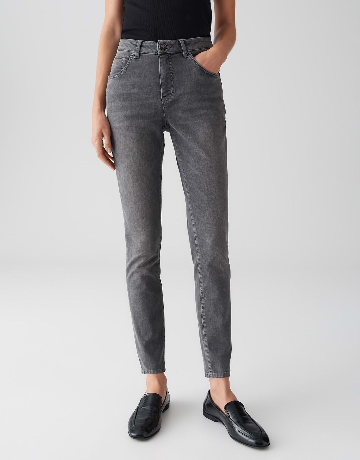 Opus jeans Eliya city Grijs