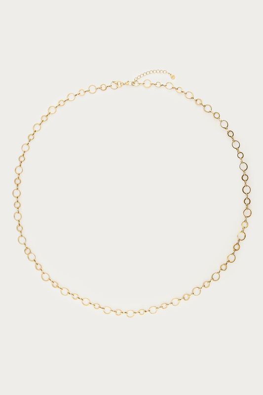 My Jewellery Necklace long circle chains Goud