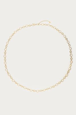 My Jewellery Necklace long circle chains Goud