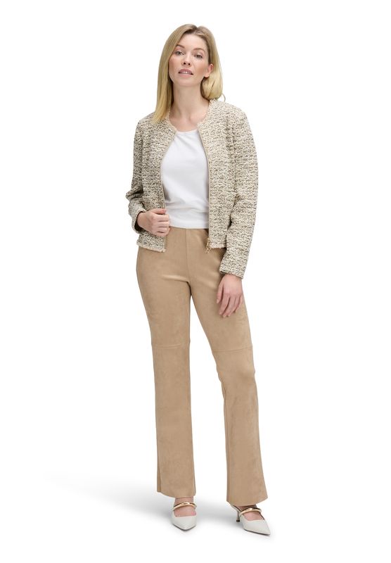 Betty Barclay suedine pantalon beige