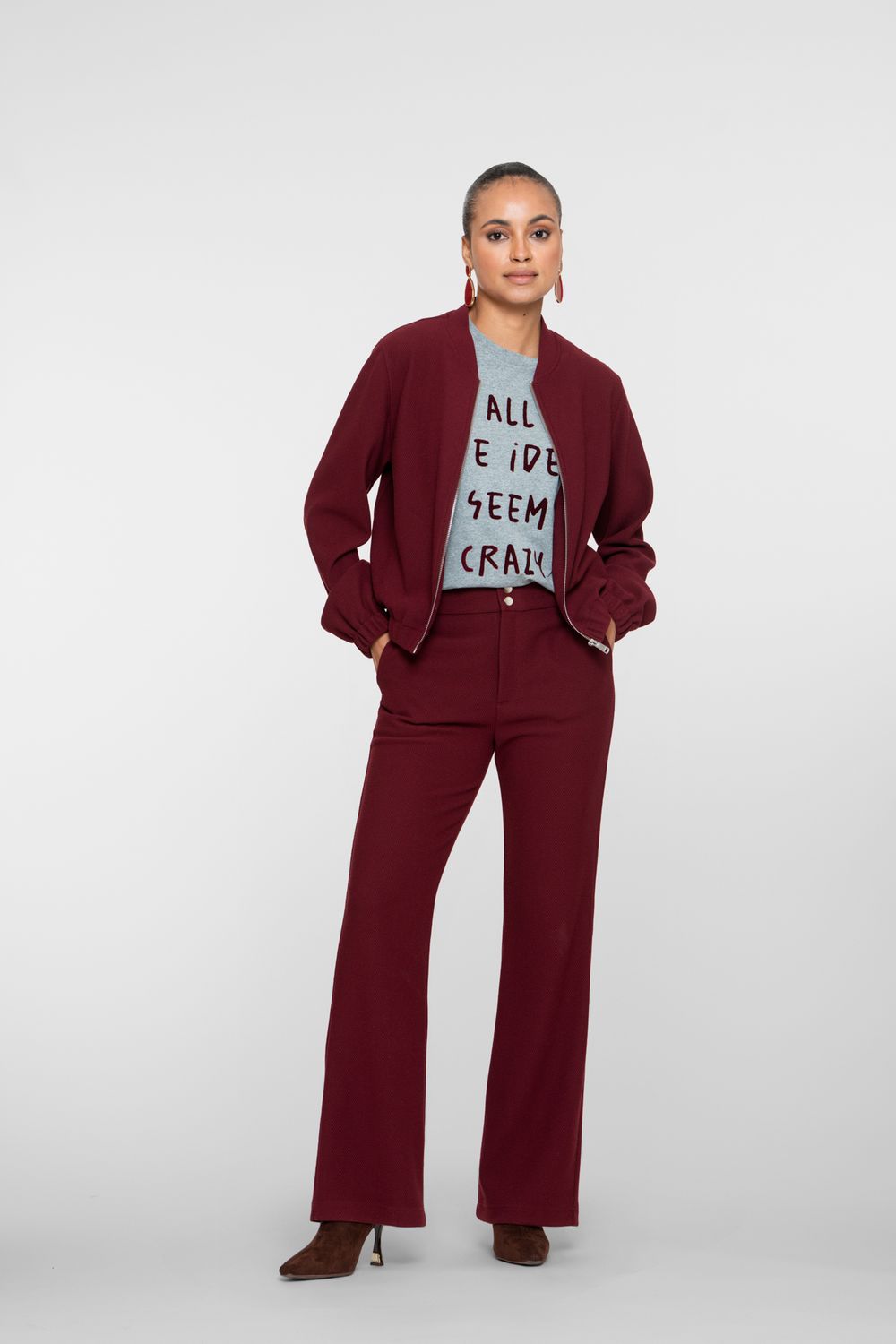 Geisha Pants comfy Rood