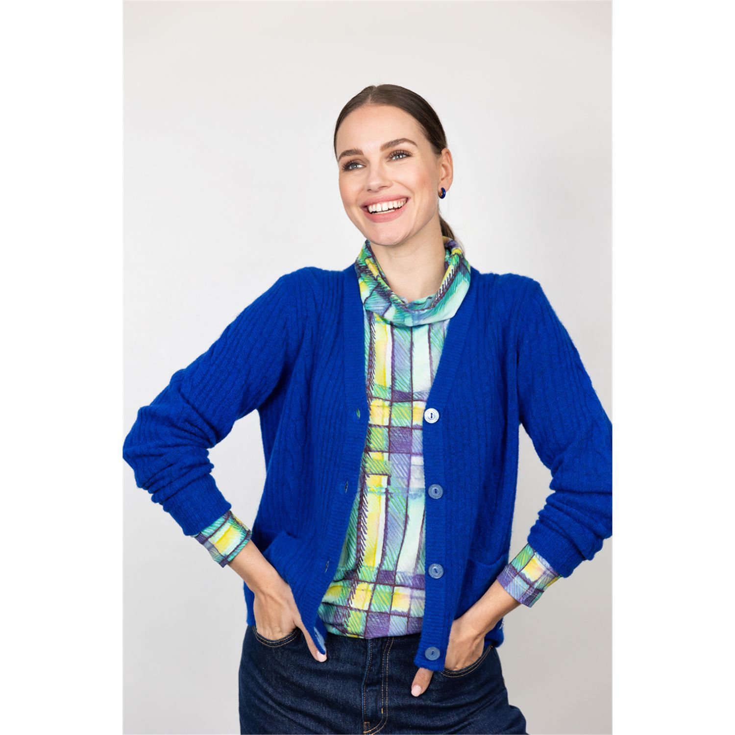 Roberto Sarto Vest v-hals Blauw