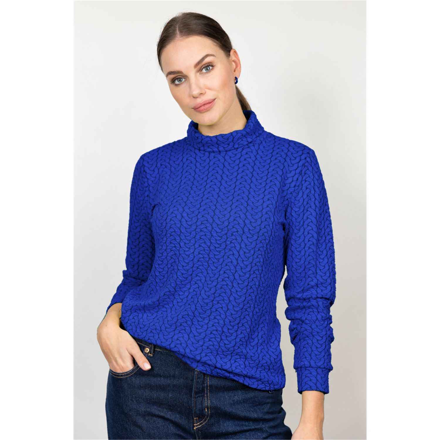 Roberto Sarto T-shirt kol Blauw