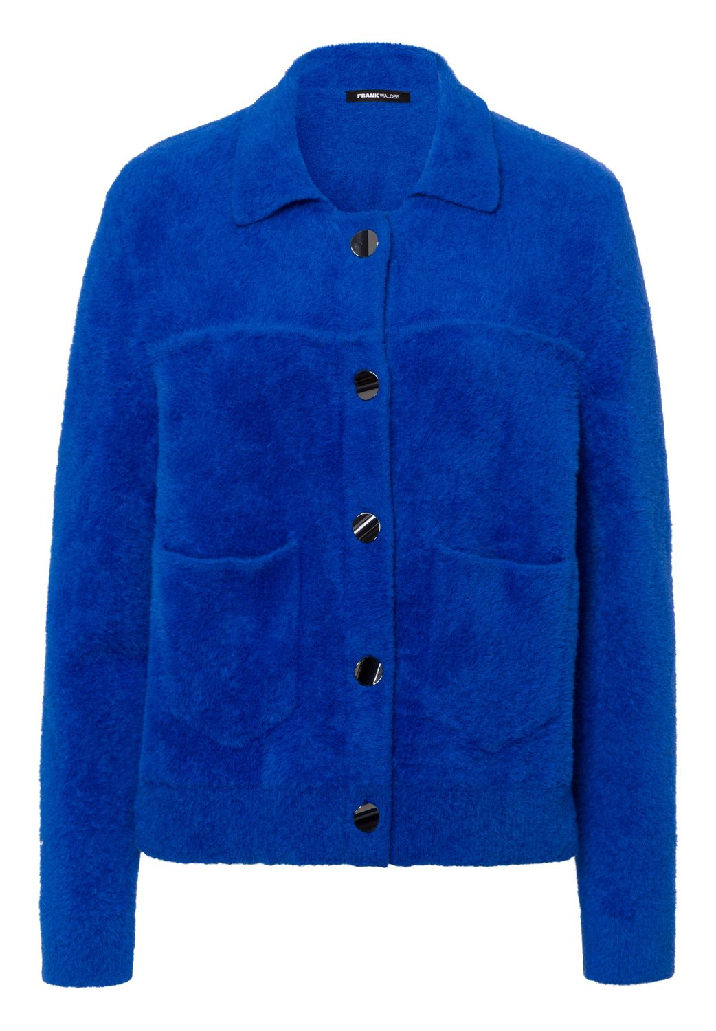 Frank Walder Strickweste Blauw
