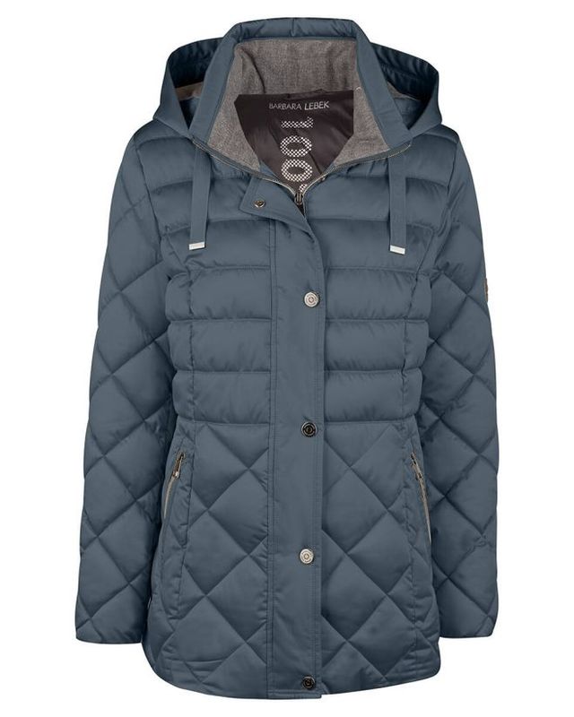 Barbara Lebek Jacke m. Kapuze Blauw 30600052