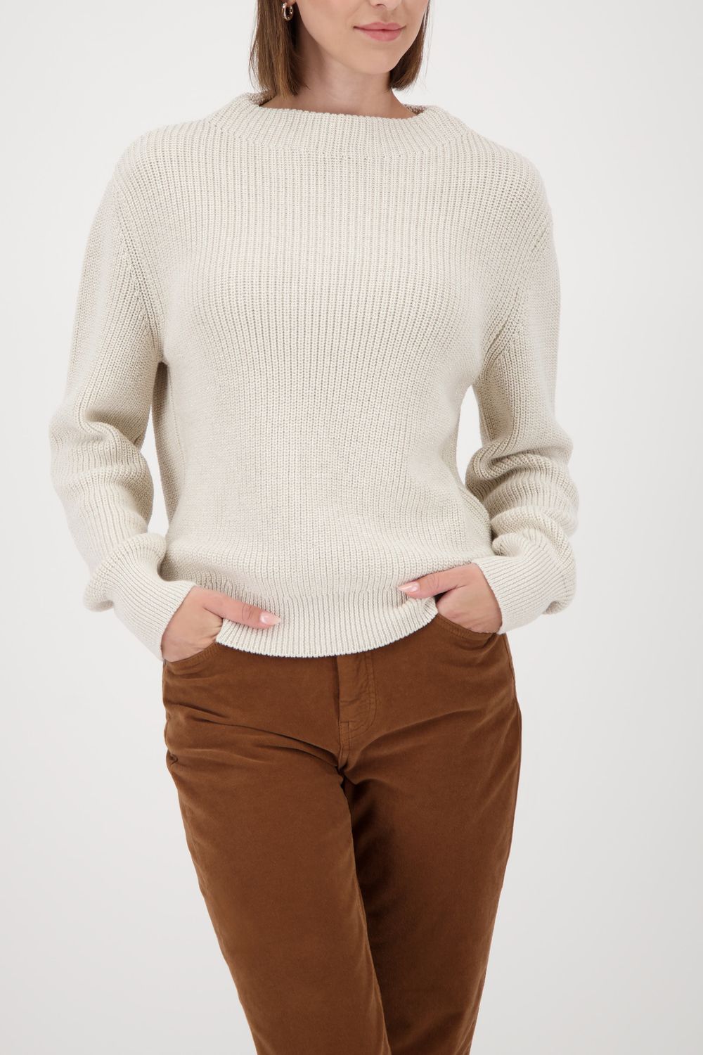 Monari Pullover almond Ecru