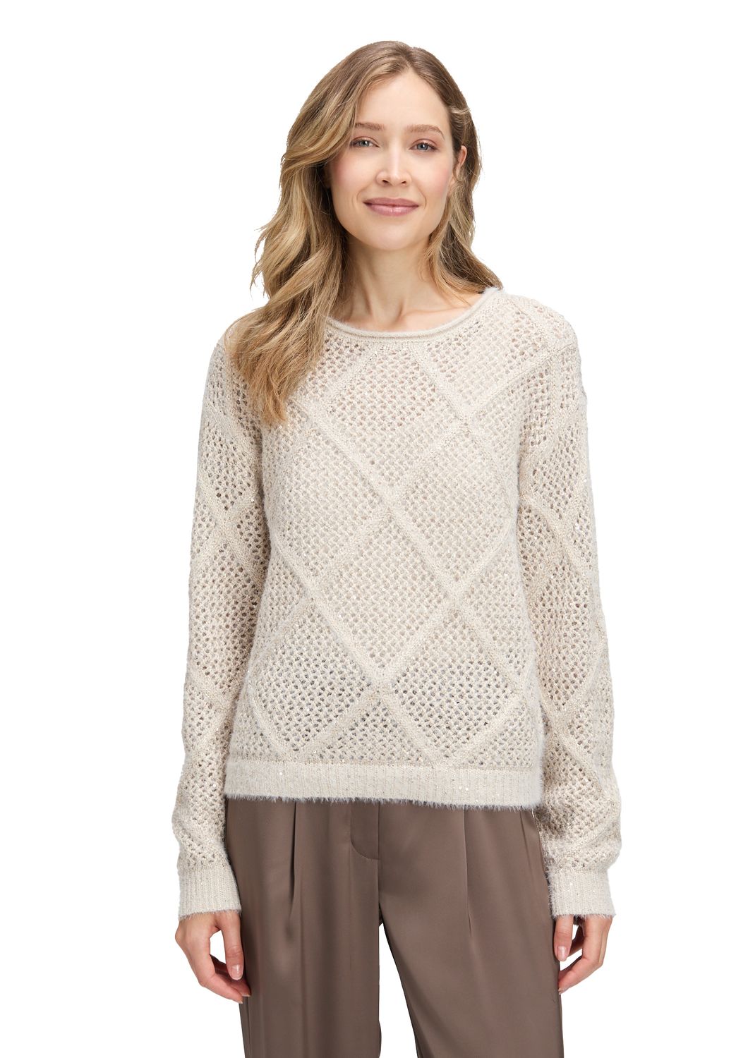 So Cosy trui sand/Grijs