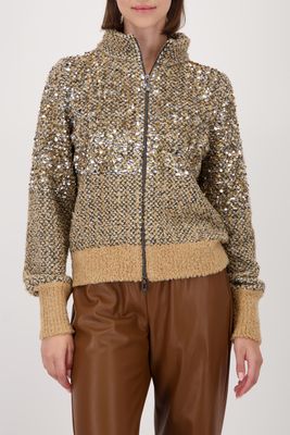 Monari vest cognac Beige