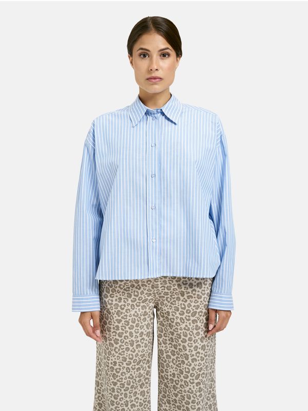 Milano Italy oversized blouse Blauw