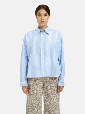 Milano Italy oversized blouse Blauw