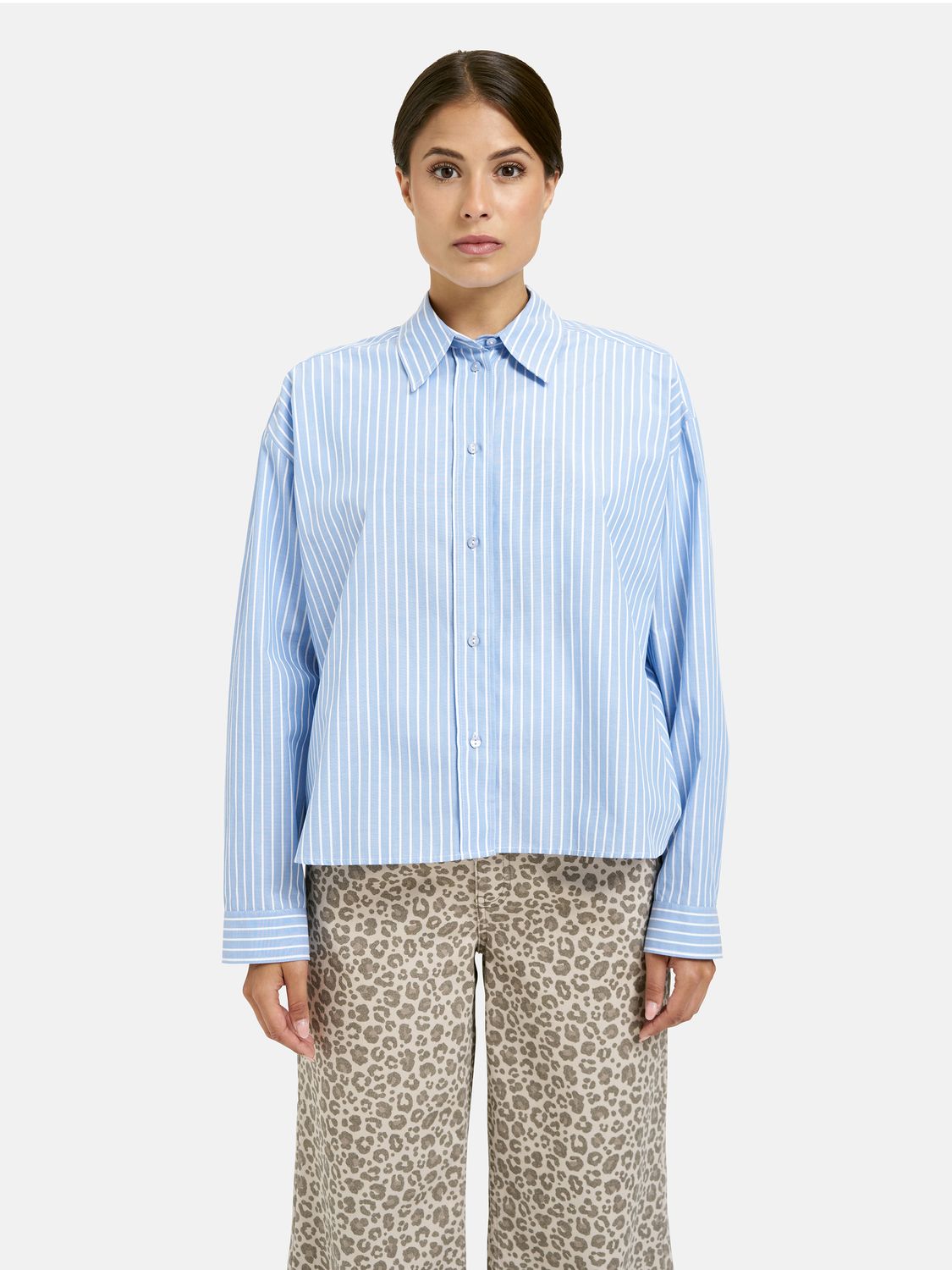 Milano Italy oversized blouse Blauw