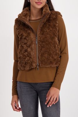 Monari vest Bruin