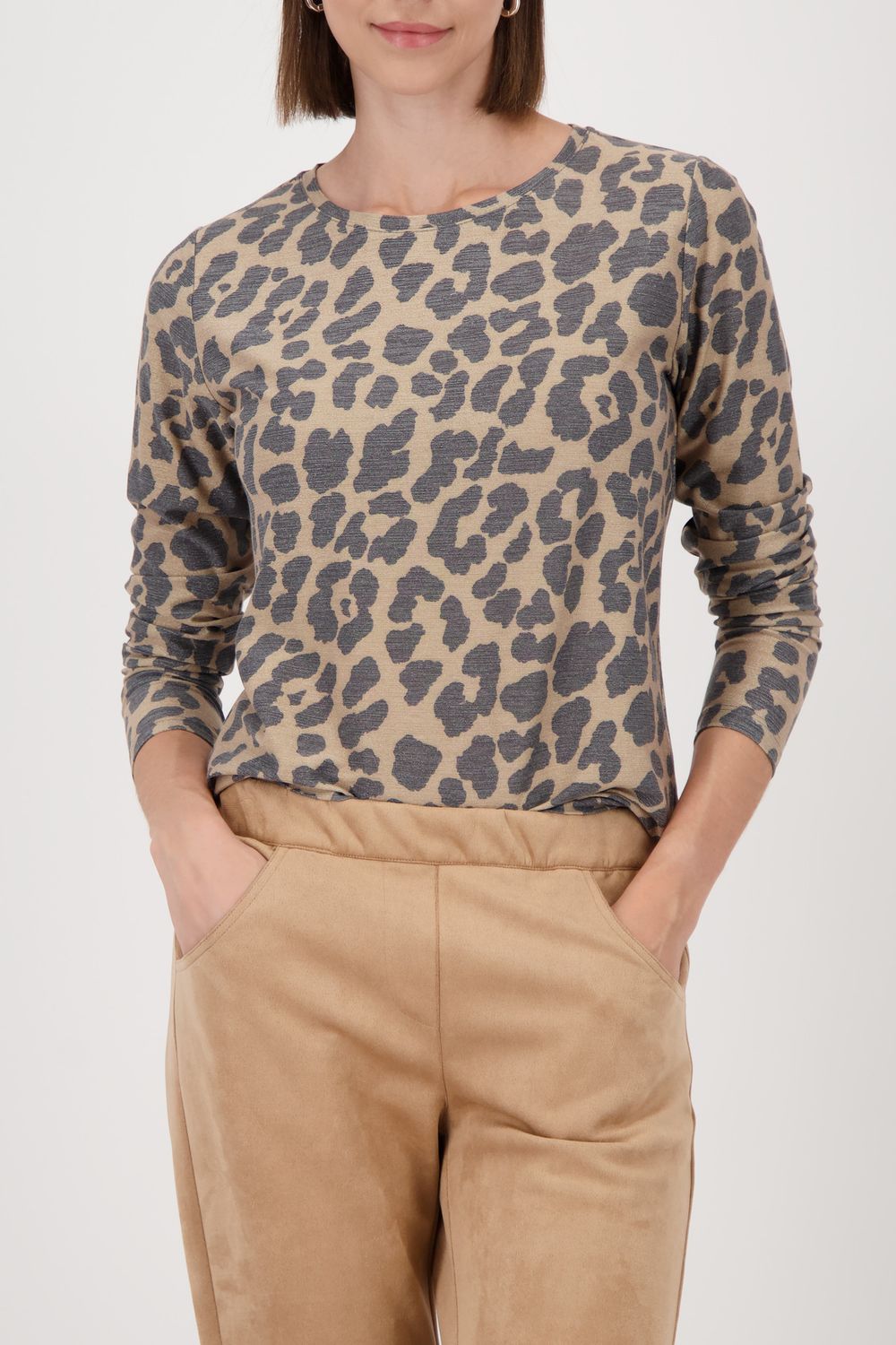 Monari Pullover cognac Beige