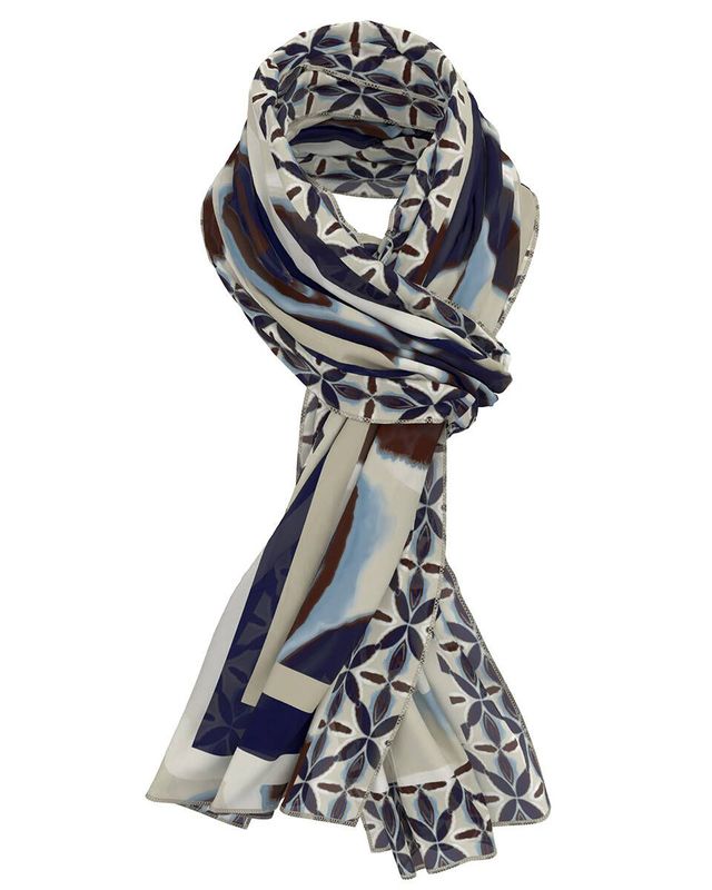 Frank Walder Sjaal Blauw