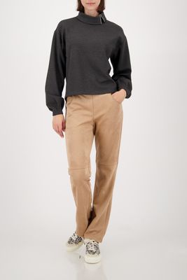 Monari Sweatshirt anthra melange Grijs