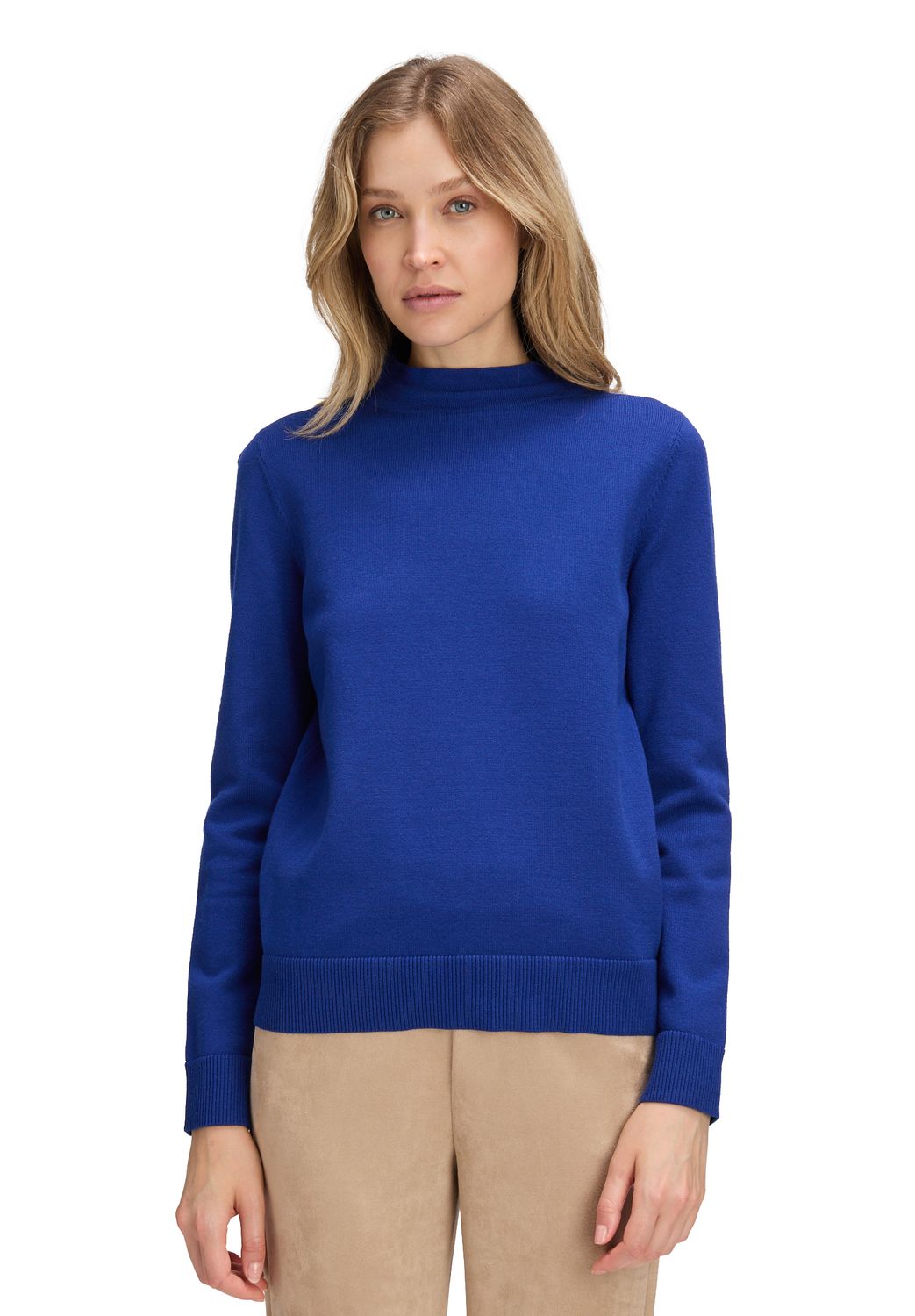 Betty Barclay Collection Strick Koll 2 Blauw