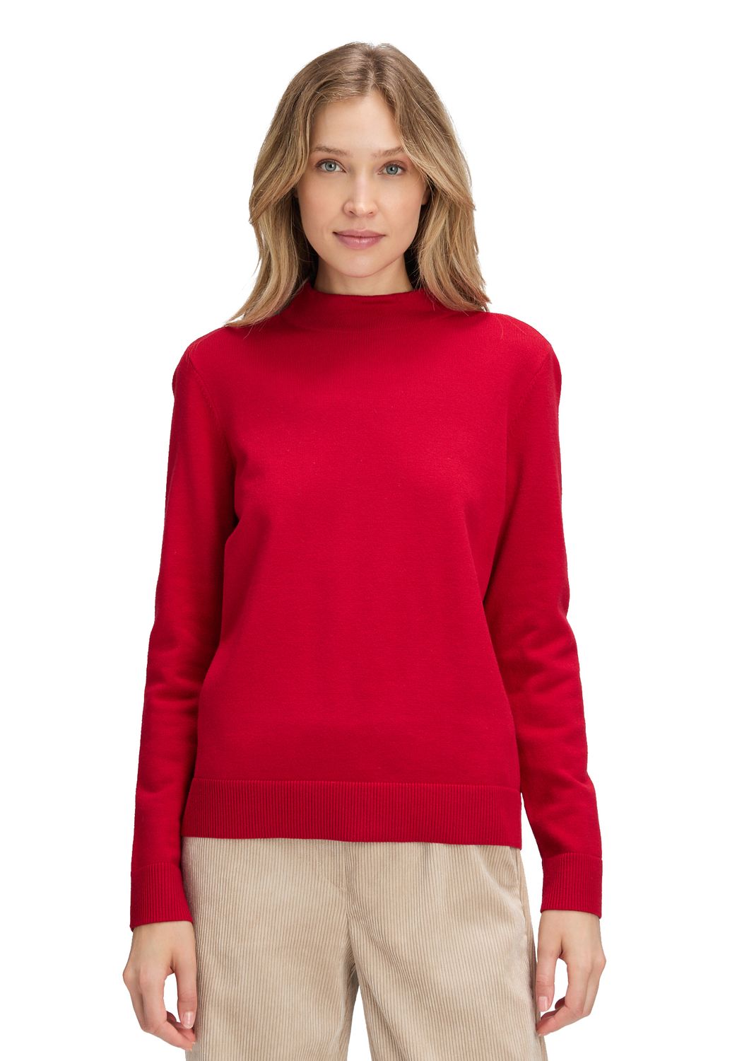 Betty Barclay Collection Strick Koll 2 Rood