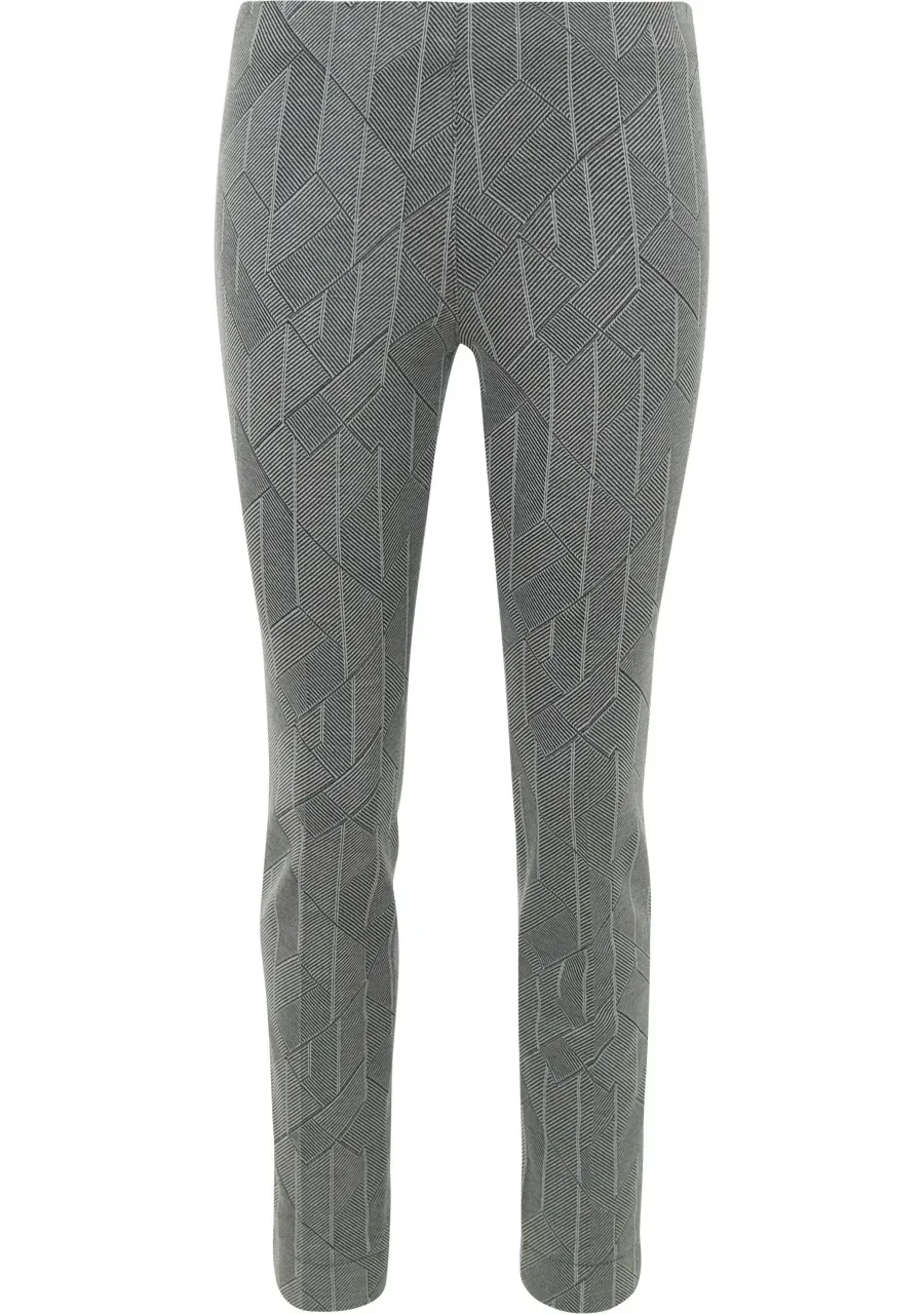 Gardeur Hose Pull On Slim Grijs