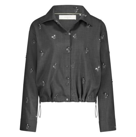 Nukus Newport grijze blouse