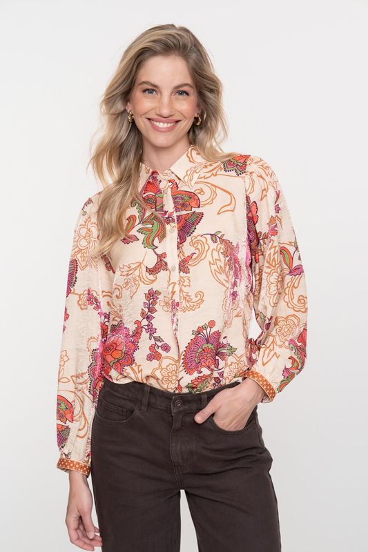 Geisha Blouse Beige