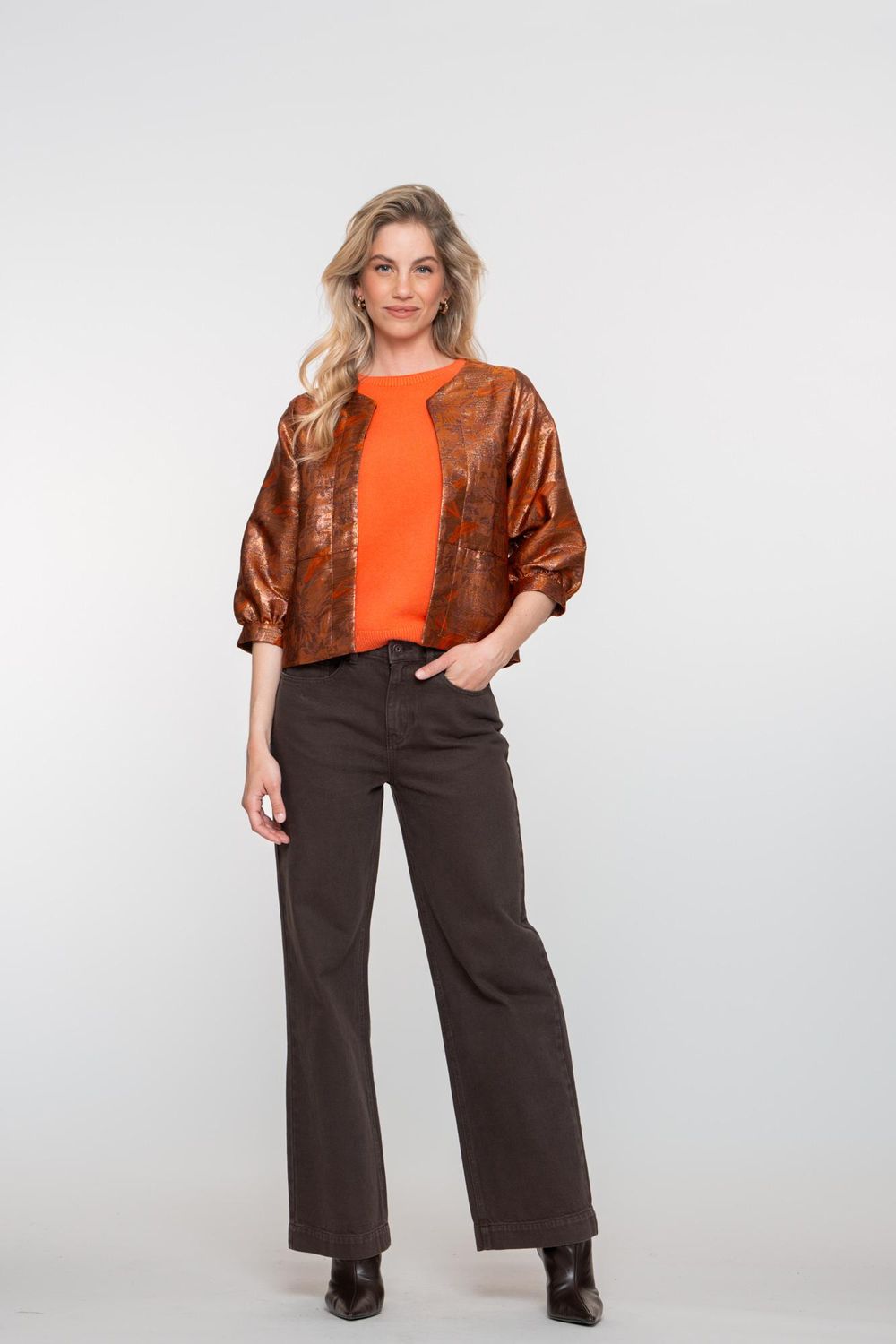 Geisha Flair Broek Bruin