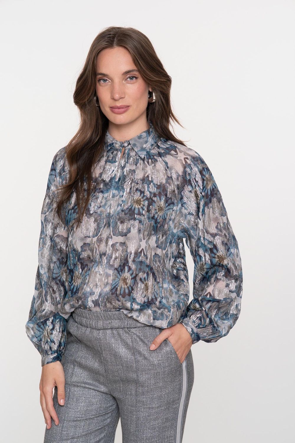 Geisha Blouse Blauw