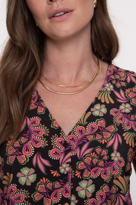 Geisha Blouse Zwart