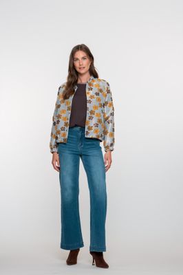 Geisha Broek Wide Blauw