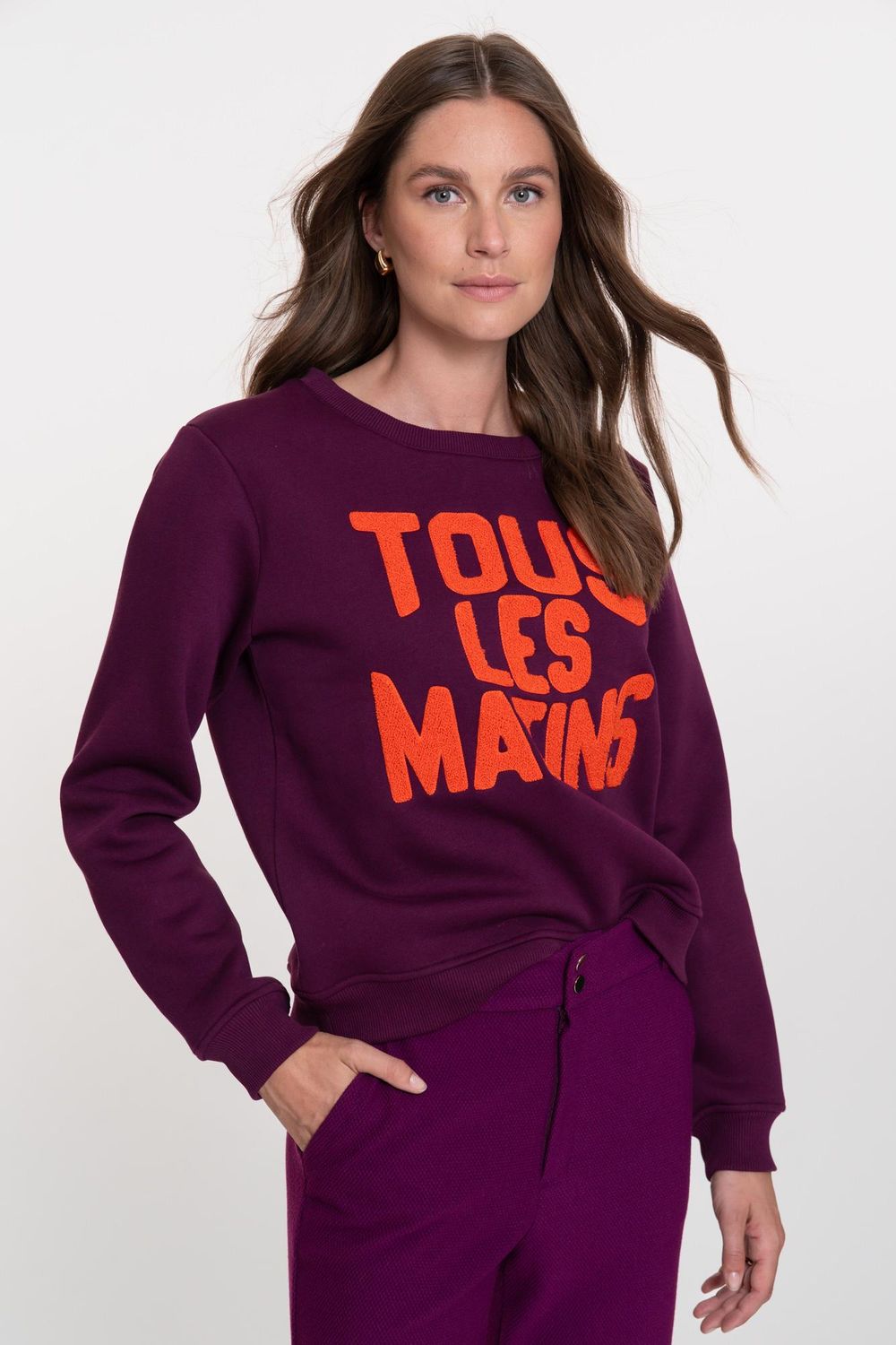 Geisha Sweater Paars