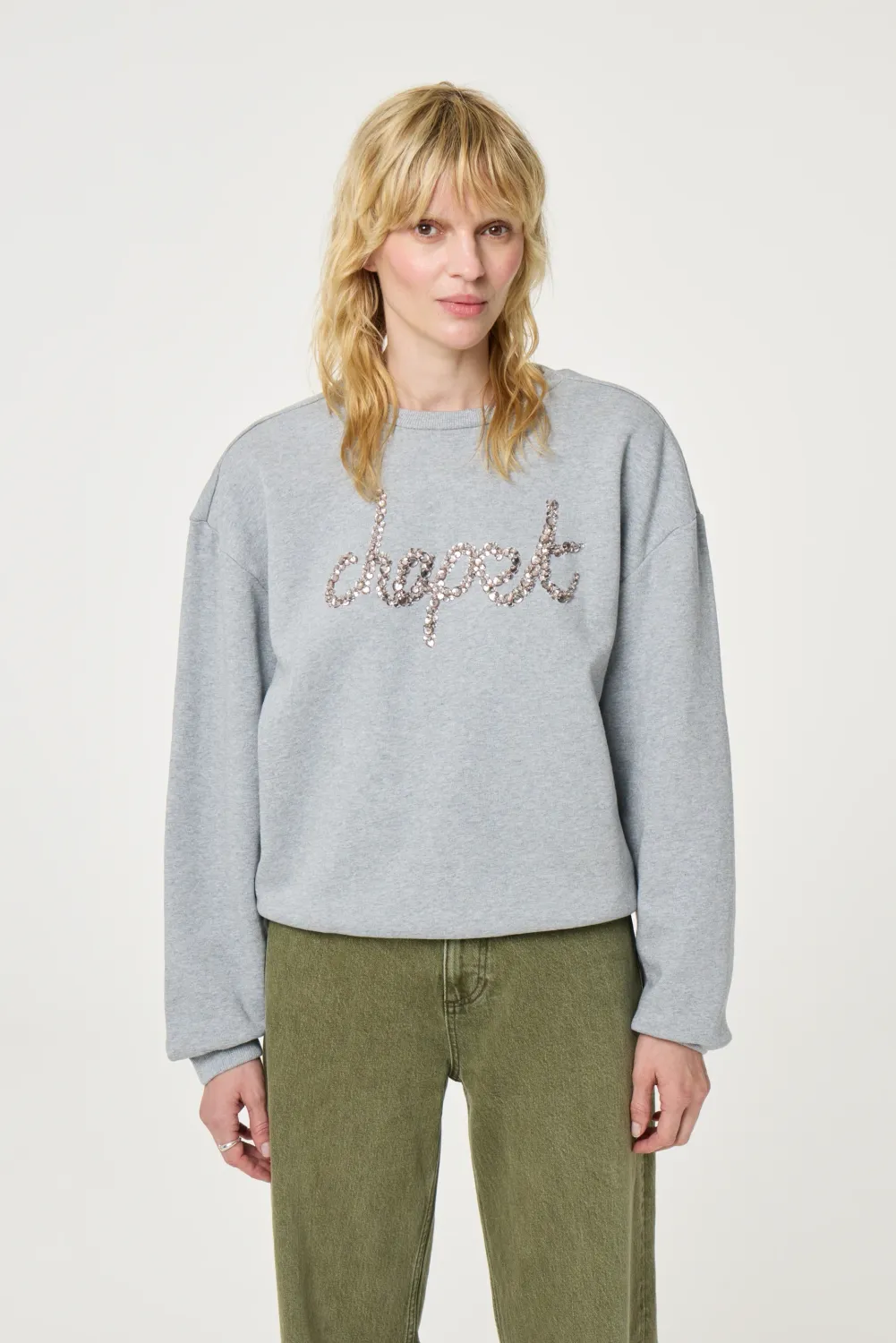 Fabienne Chapot Tgrijze sweater