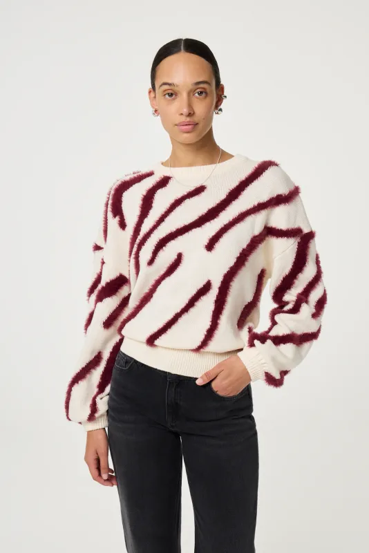 Fabienne Chapot Zebra print trui