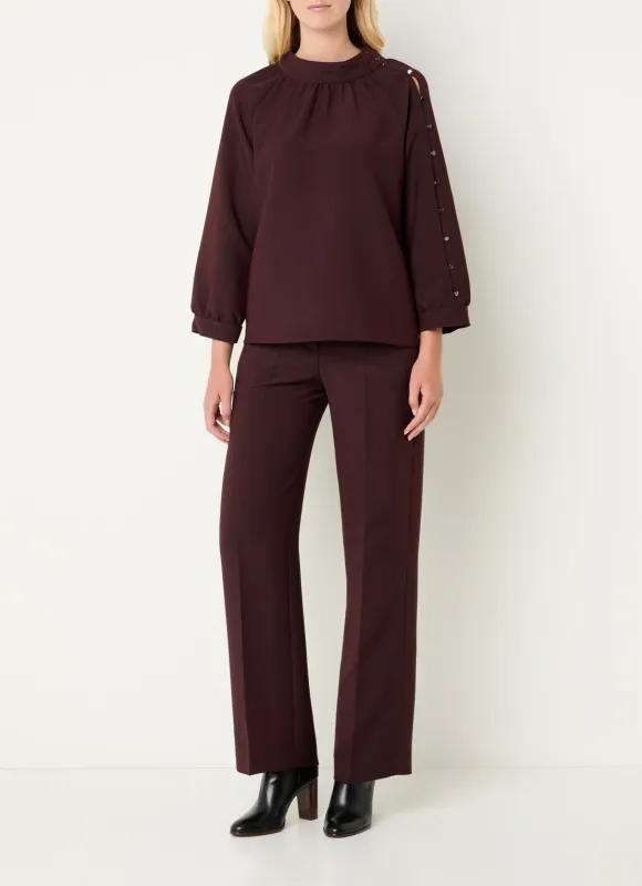 Xandres Haura Rode Blouse