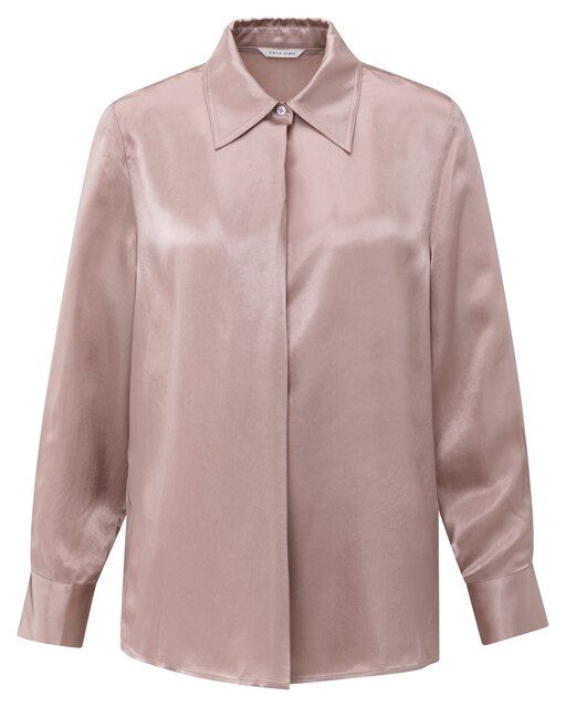 YaYa Satijnen blouse Roze