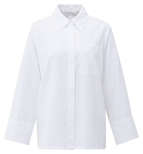 YaYa Blouse met brede manchetten Wit