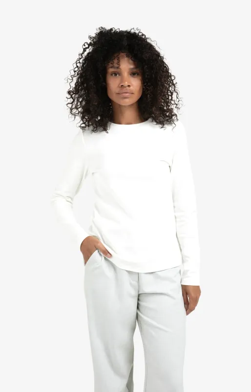 YaYa T-shirt van stevige kwaliteit Ecru
