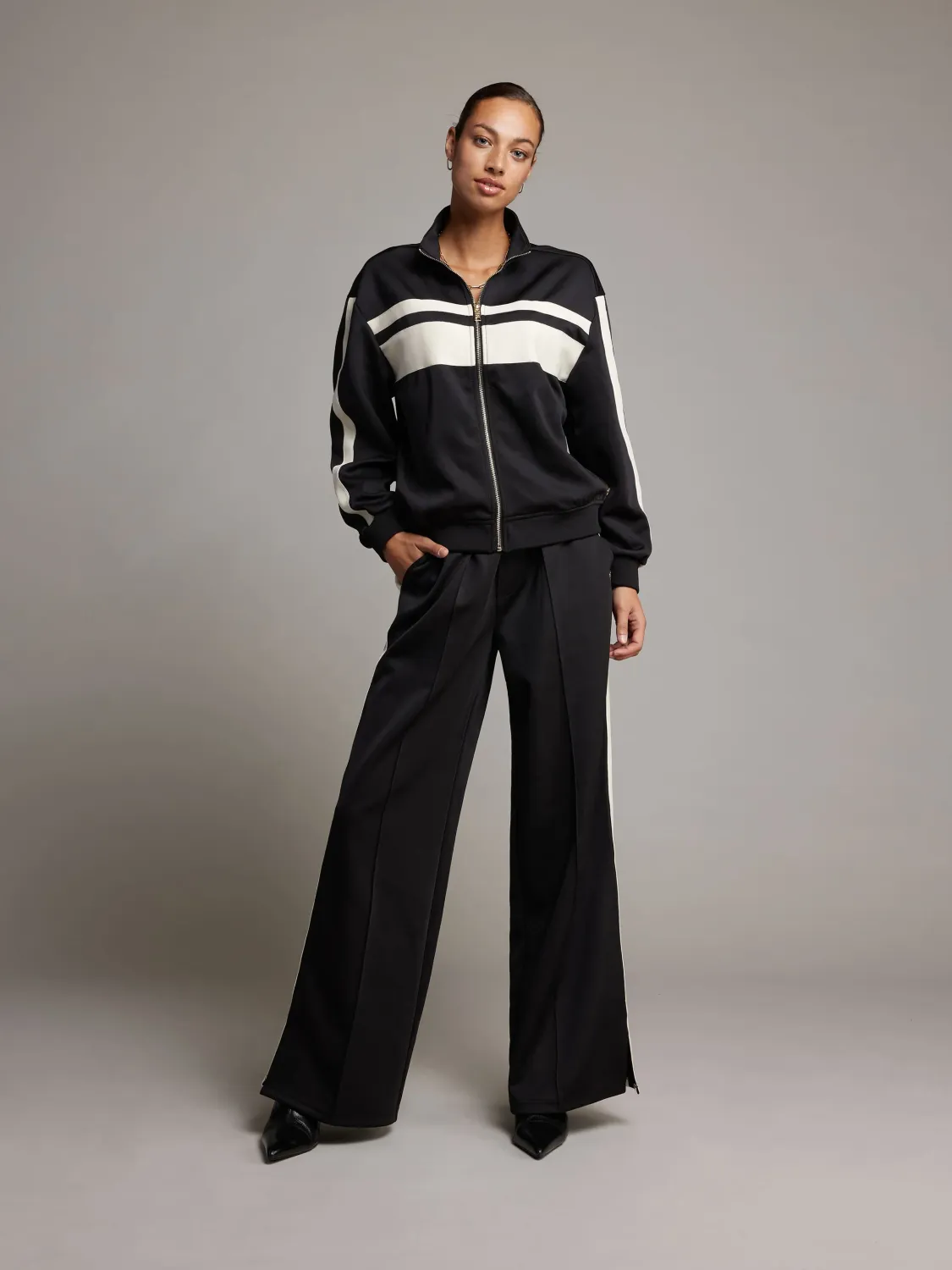 Pink Noir Nicole Pants Zwart