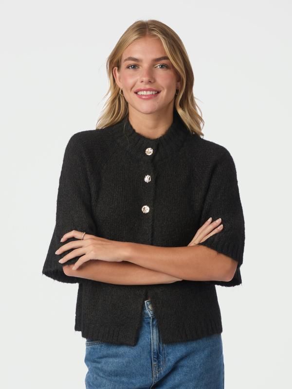 Neo Noir Benuta Fluffy Knit Trui Bruin