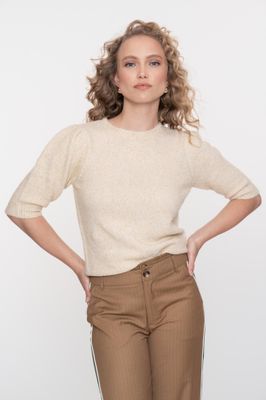 Geisha Pullover lurex Ecru