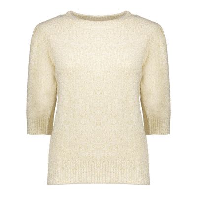 Geisha Pullover Lurex Ecru