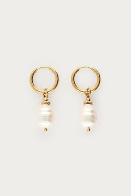 My Jewellery Earrings hoop pearl Goud