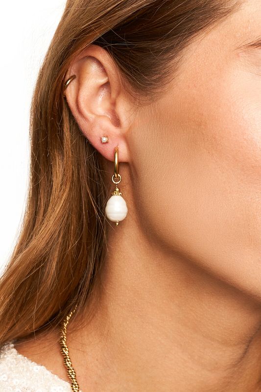 My Jewellery Earstud small pearl Goud