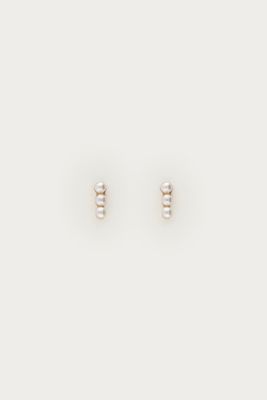My Jewellery Earstuds 2 pearls Goud