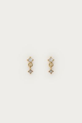 My Jewellery Earstuds strass drop strass Goud