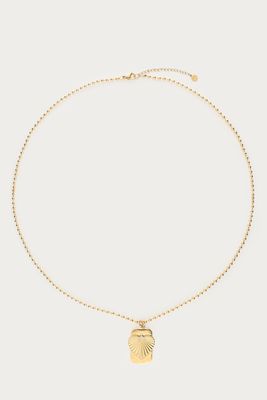 My Jewellery Necklace long square heart Goud