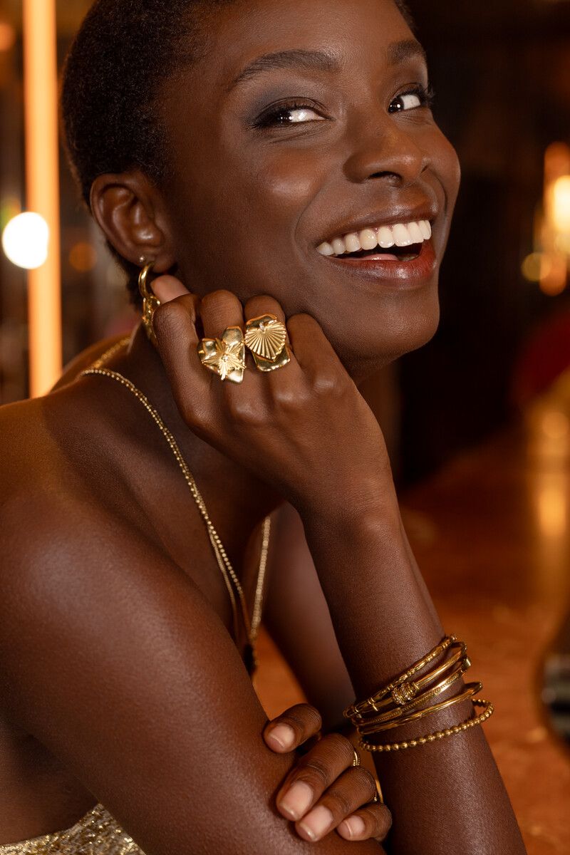 My Jewellery Ring square heart Goud