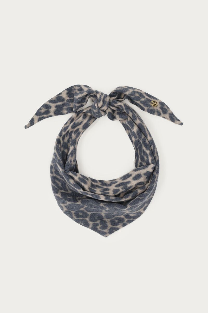 My Jewellery Scarf triangle leopard 120x30 Bruin